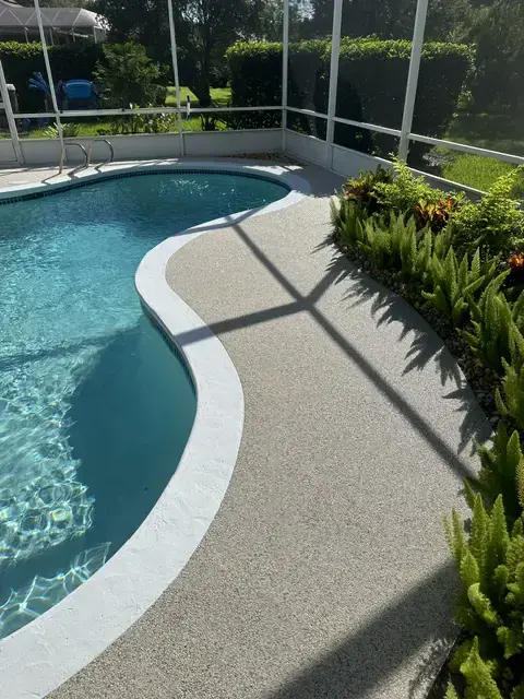 Restaurant epoxy floor coating by Zebra Coatings in Ormond Beach, Florida