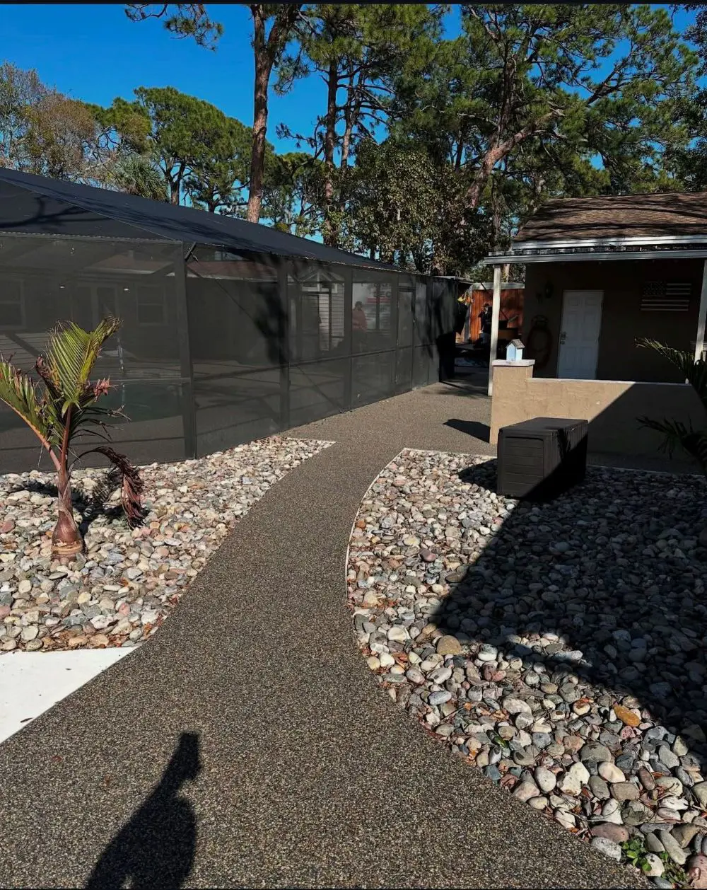 Outdoor resurfacing and coating system by Zebra Coatings in Florida